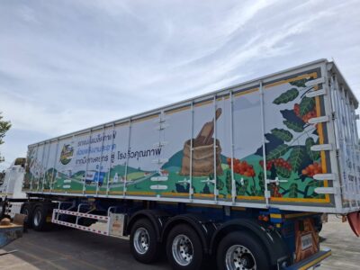 รับพิมพ์สติ๊กเกอร์ติดรถโฆษณาบรรทุก