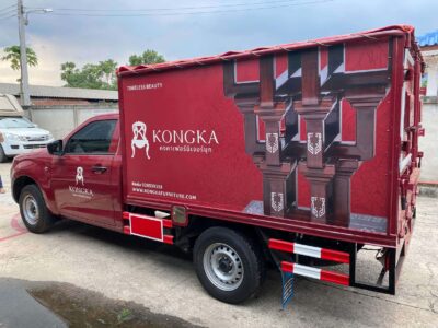 สติ๊กเกอร์ติดรถโฆษณา เกรดพรีเมียม