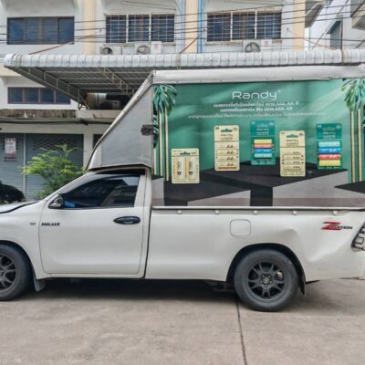 สติ๊กเกอร์โปรโมชันติดรถ